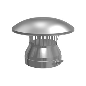 Rain Cap with 1" Mesh Nexus 125mm